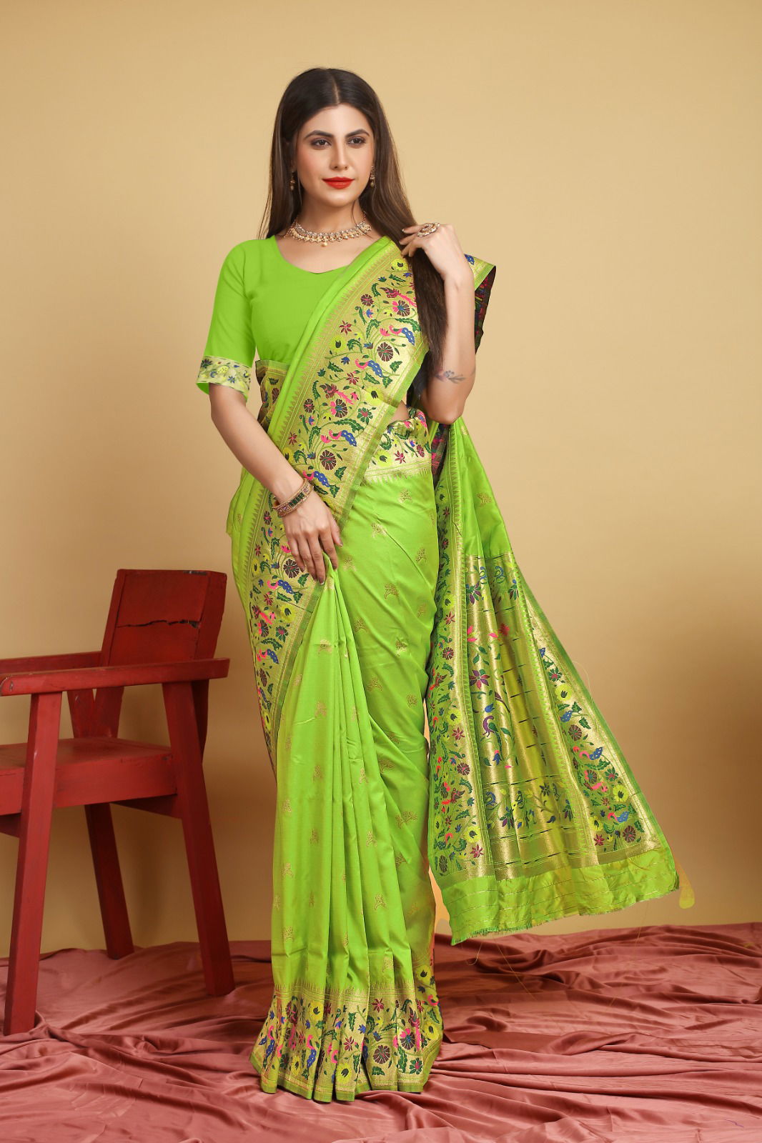 Munnar paithani Soft Silk Designer Sarees Catalog